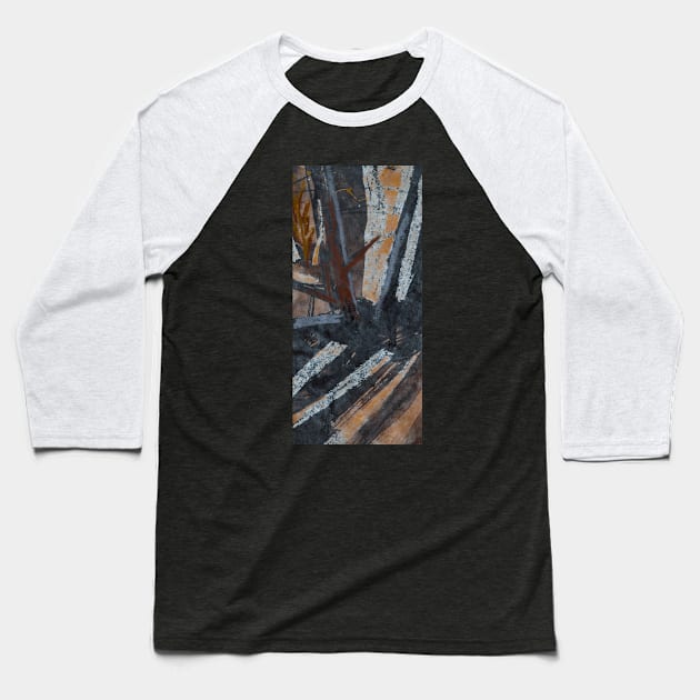 Abstract tree Baseball T-Shirt by bunlinked